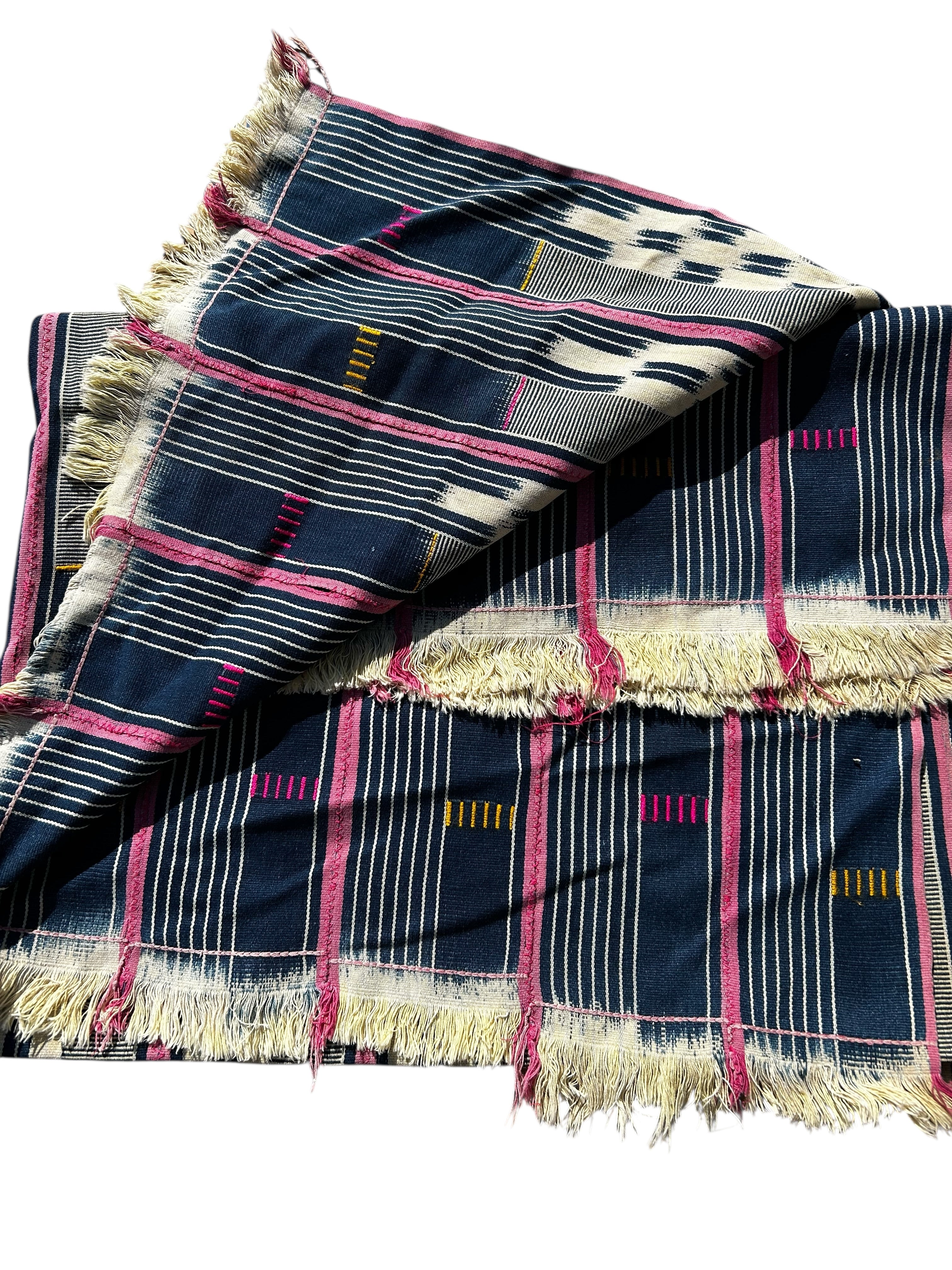 African Ewe Handwoven Textile – 60 x 42.5 inches