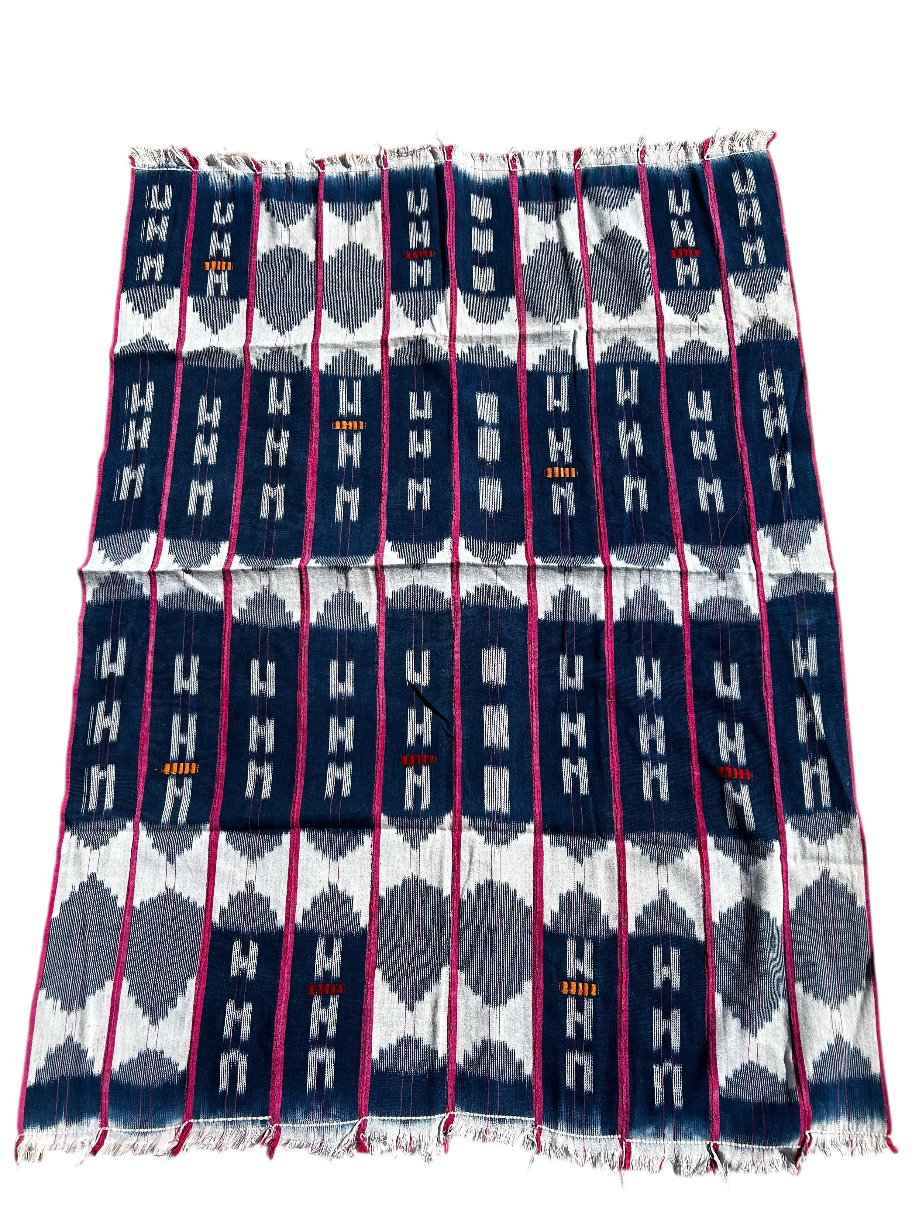 Authentic African Ewe Strip-Woven Textile – 59.5 x 42.5 inches