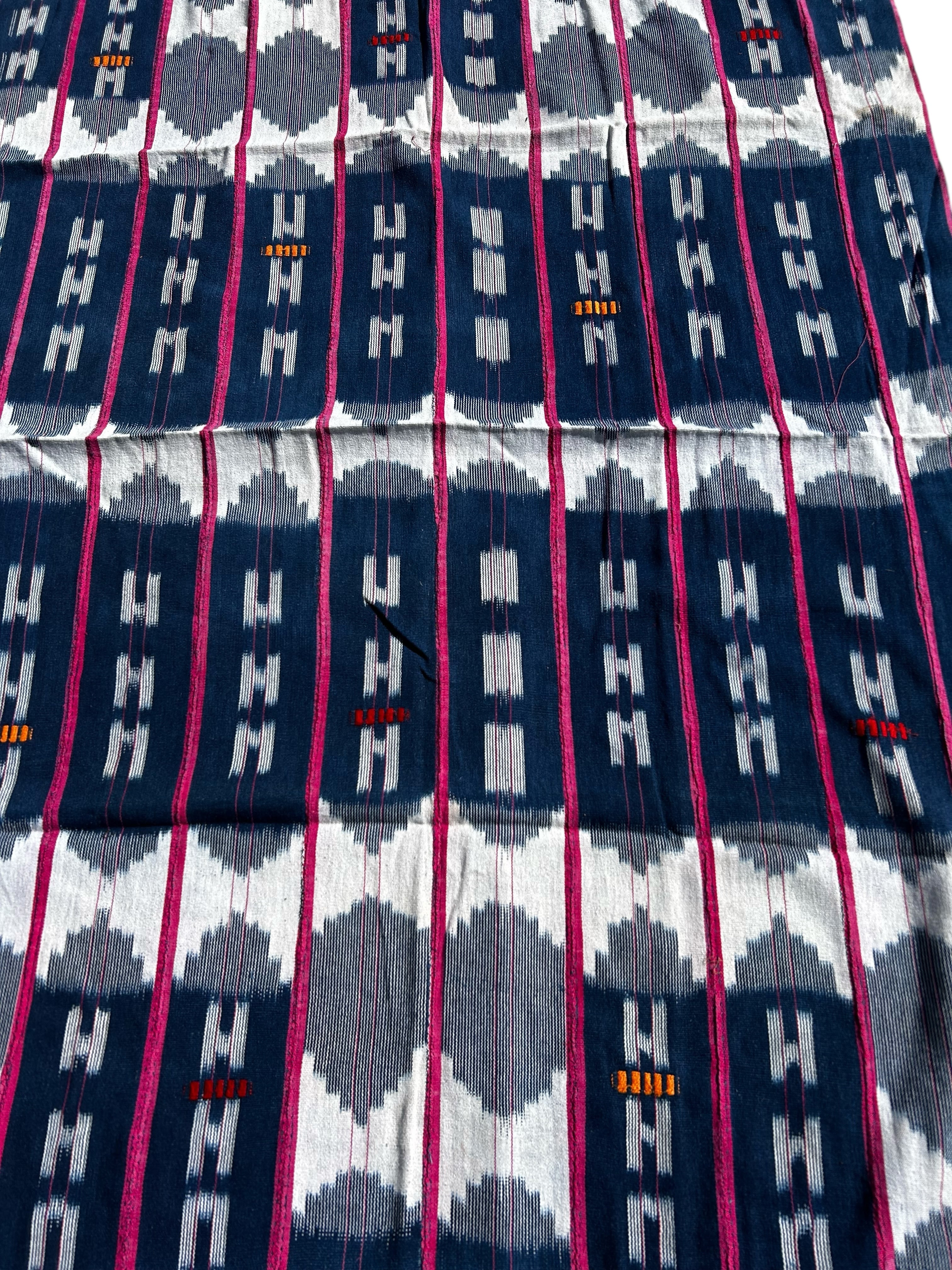 Authentic African Ewe Strip-Woven Textile – 59.5 x 42.5 inches