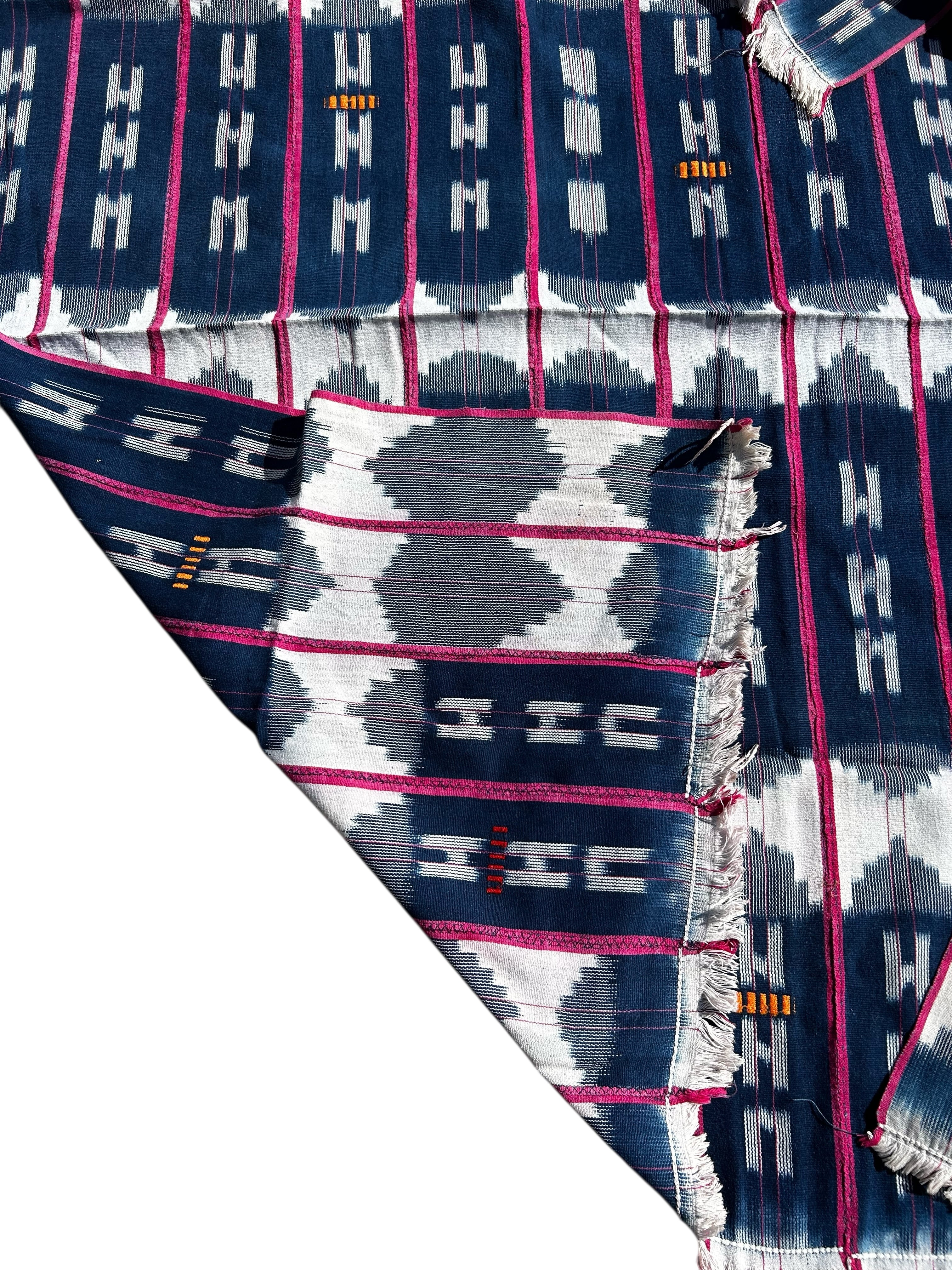 Authentic African Ewe Strip-Woven Textile – 59.5 x 42.5 inches