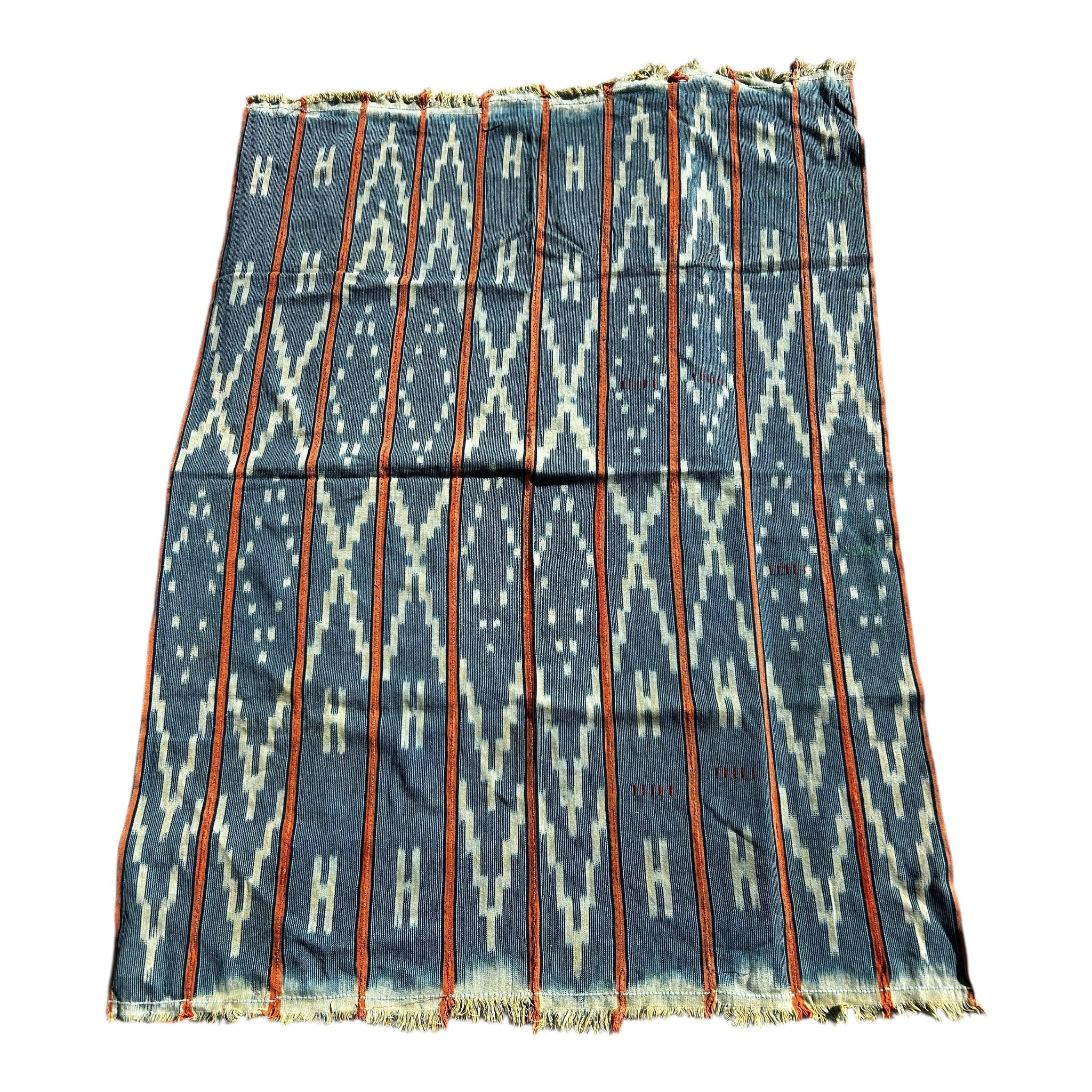 Earthline Ewe Strip-Woven African Textile – 55 x 40.5 inches