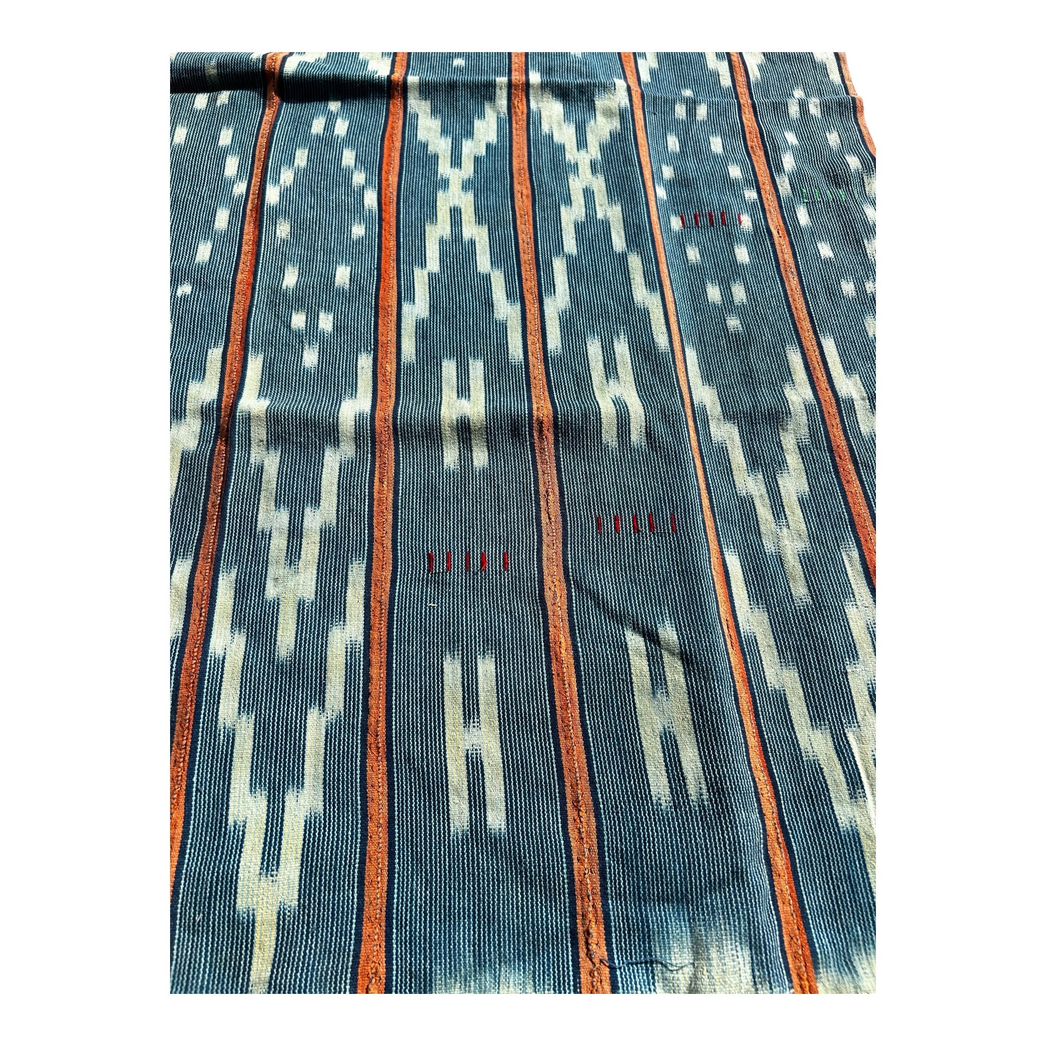 Earthline Ewe Strip-Woven African Textile – 55 x 40.5 inches