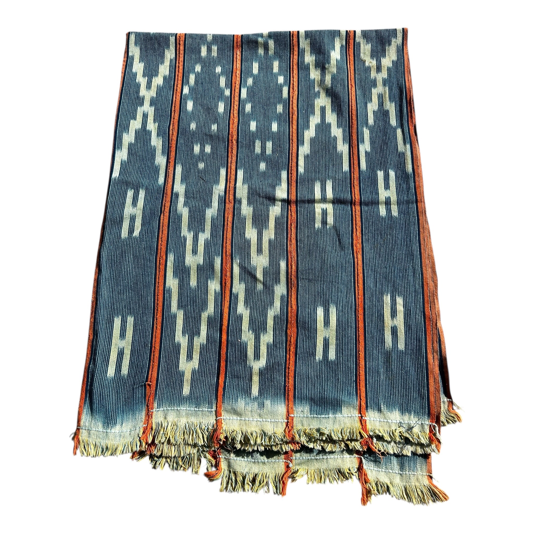 Earthline Ewe Strip-Woven African Textile – 55 x 40.5 inches
