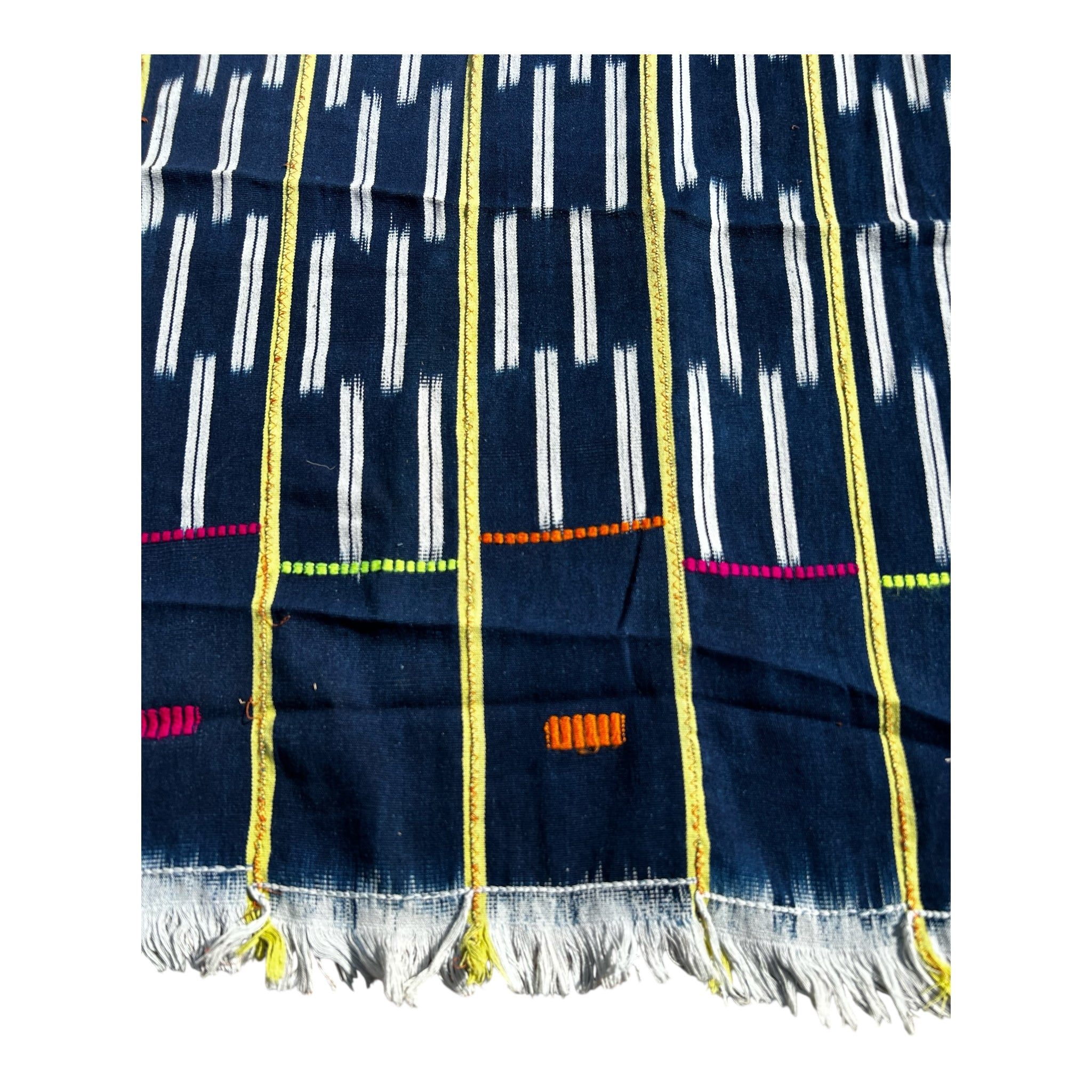 Ewe Strip-Woven African Textile – 59 x 42.5 inches