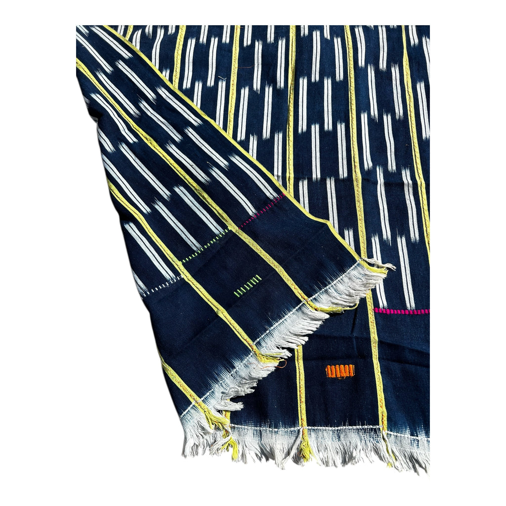 Ewe Strip-Woven African Textile – 59 x 42.5 inches