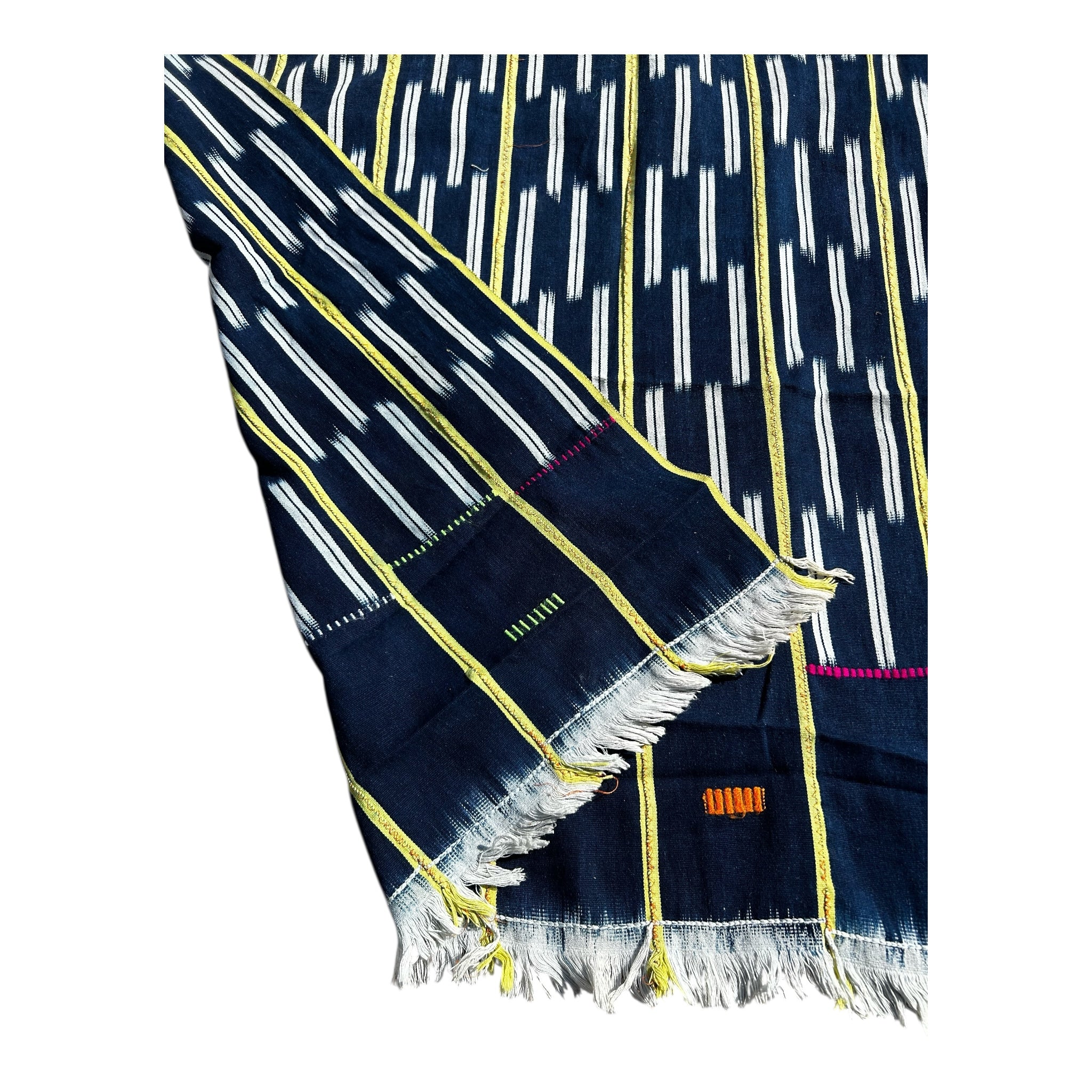 Ewe Strip-Woven African Textile – 59 x 42.5 inches