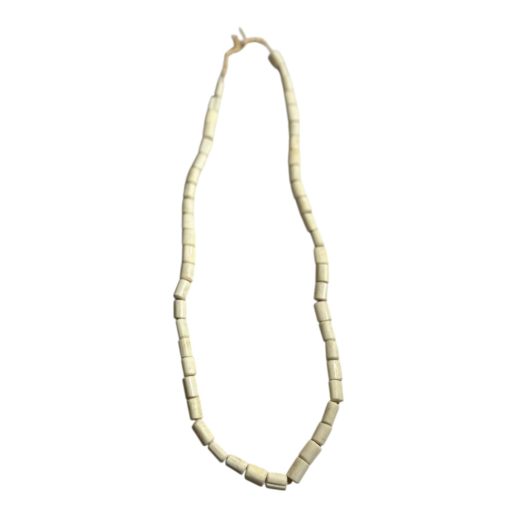 Hand-Carved African Bone Beads – Authentic Kenya Trade Bead Strand (15" Strand, Approx. 50 Beads, 10mm Size)