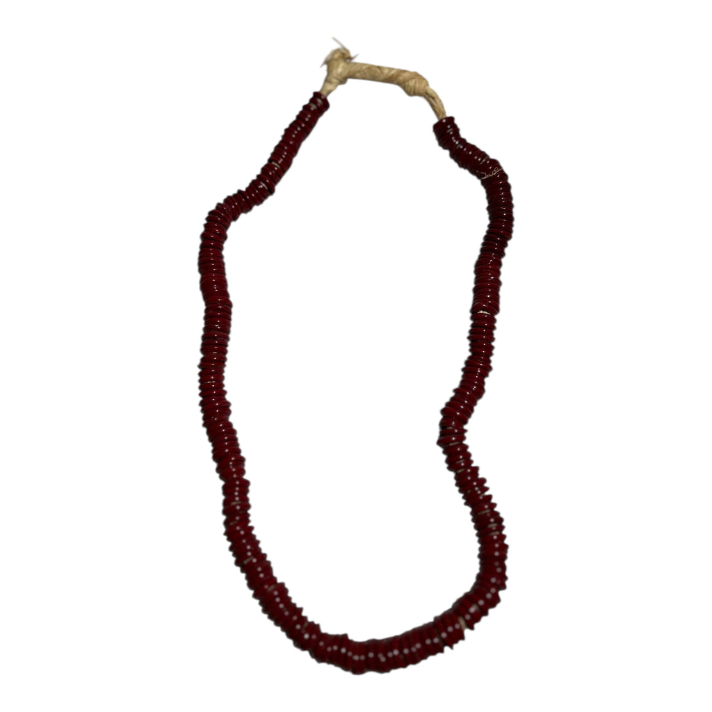 African-Style Heishi Disk Beads – Artisan Trade Bead Strand (12" Strand)