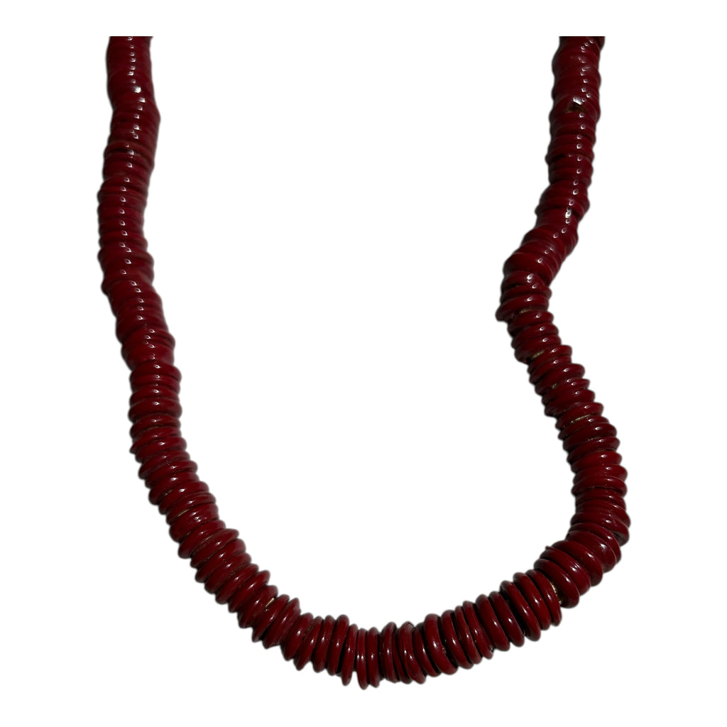 African-Style Heishi Disk Beads – Artisan Trade Bead Strand (12" Strand)