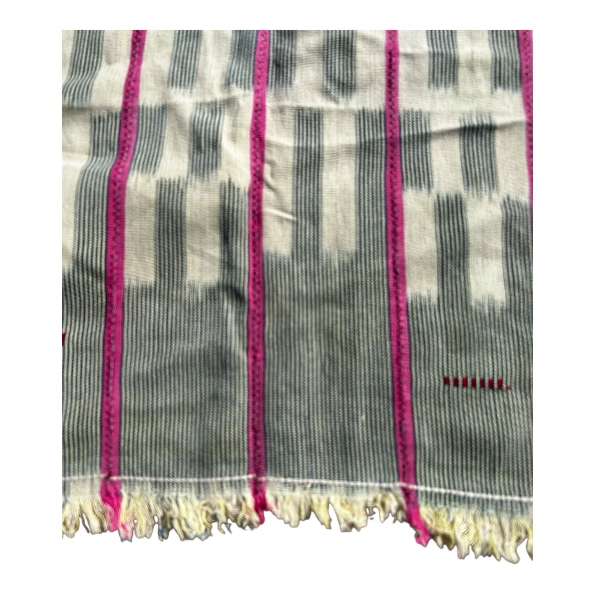 Sahara Mist Ewe Strip-Woven African Textile – 55 x 40 inches