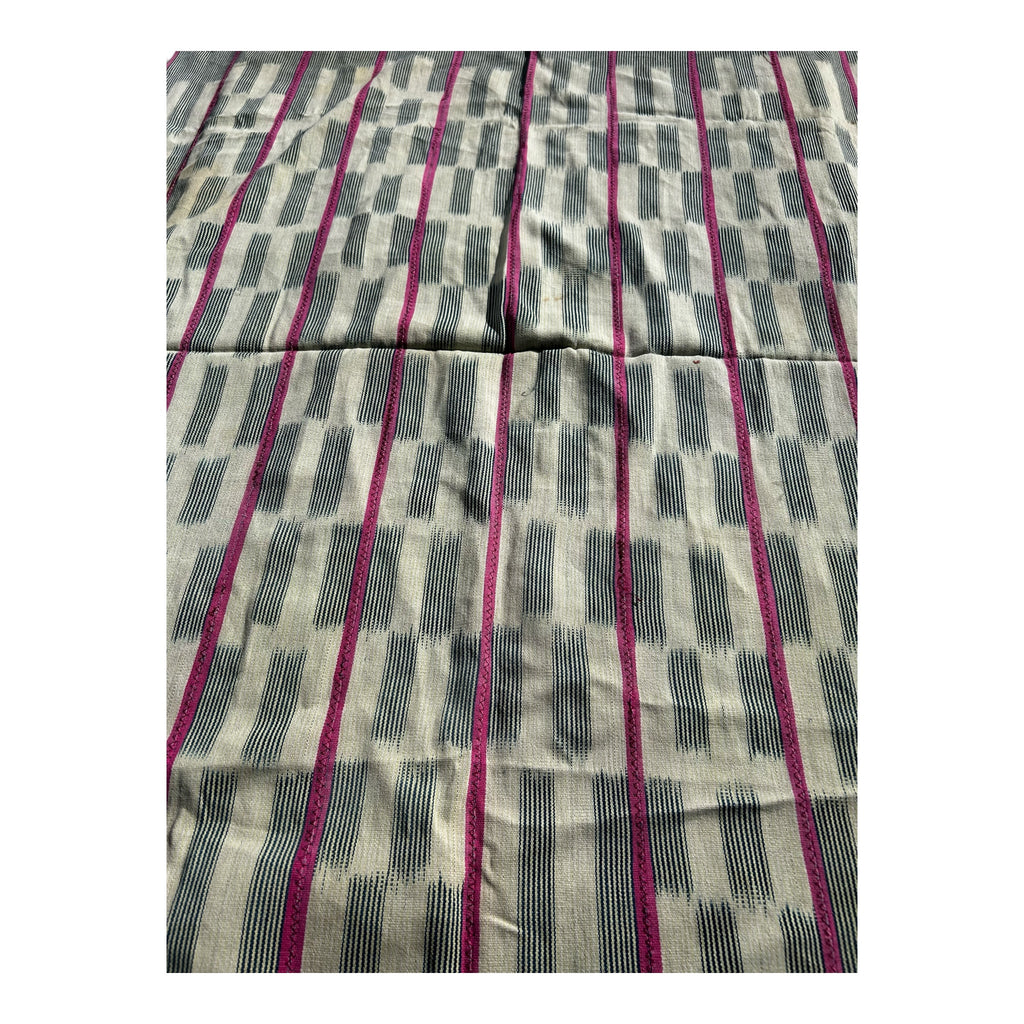 Sahara Mist Ewe Strip-Woven African Textile – 55 x 40 inches